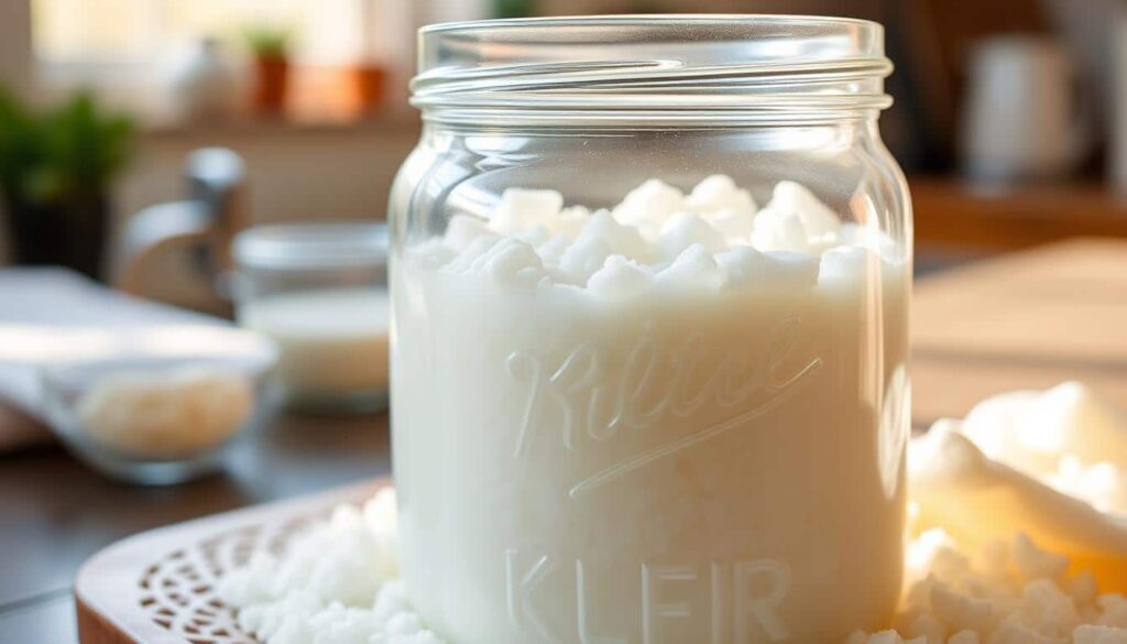 Soft, fluffy muffins arranged on a cooling rack, showcasing the light texture achieved with kefir in the recipe.