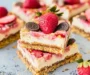 Golden Oreo Strawberry Cheesecake Bars