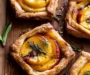 Peach Brie Pastry Tarts with Peppered Rosemary Honey: An Amazing Ultimate Recipe