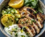 Greek Lemon Chicken Bowl with Mint Goddess Sauce: An Incredible Ultimate Recipe