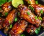 Garlic Chicken Wings with Hot Honey Glaze: An Amazing Ultimate Recipe