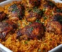 Delicious Baked Jollof Rice with Roasted Chicken: An Incredible 7-Step Recipe