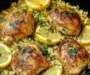 One Pan Lemon Garlic Chicken Thighs with Orzo: An Amazing Ultimate Recipe